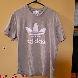 Adidas gray Trefoil